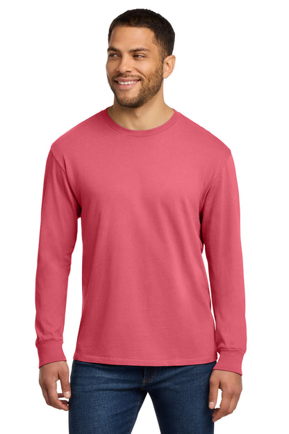 Custom Embroidered Port & Co T-Shirts  in Fruit Punch