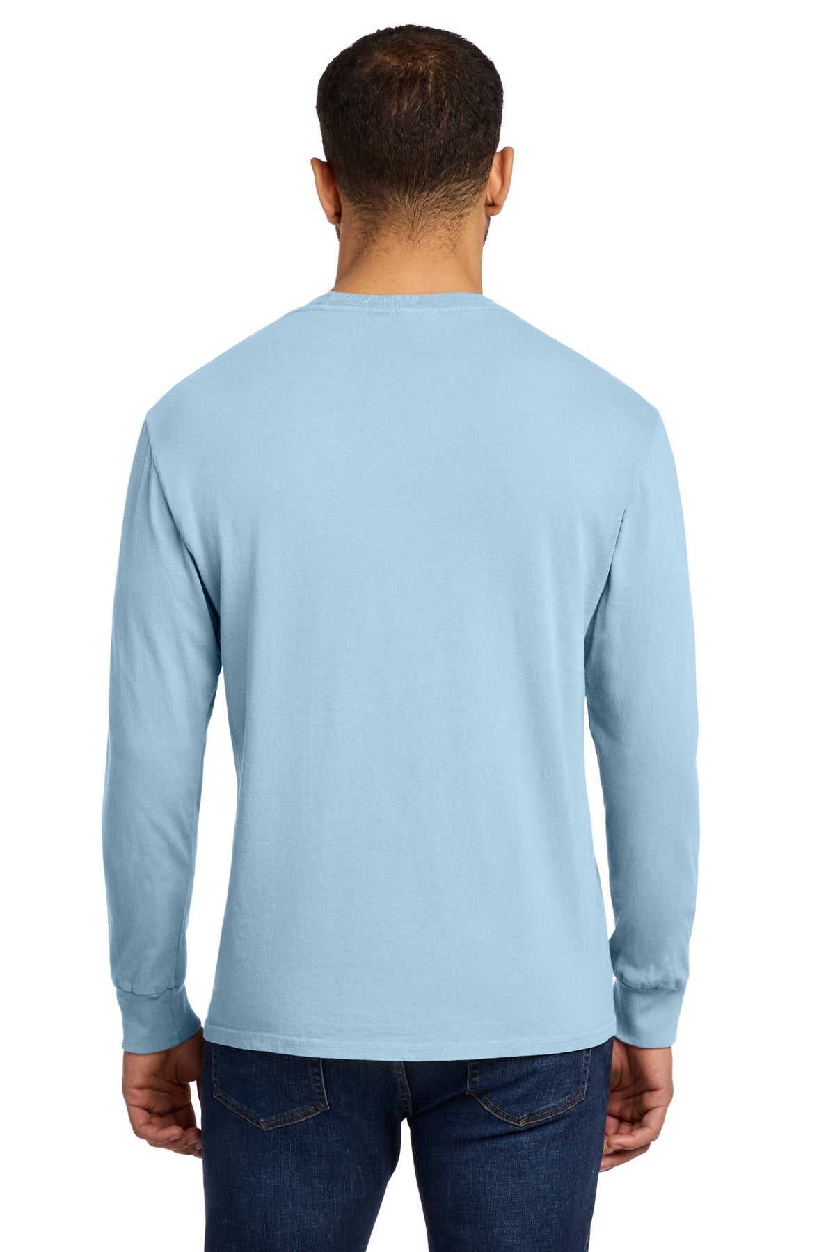 Custom Embroidered Port & Co T-Shirts  in Glacier