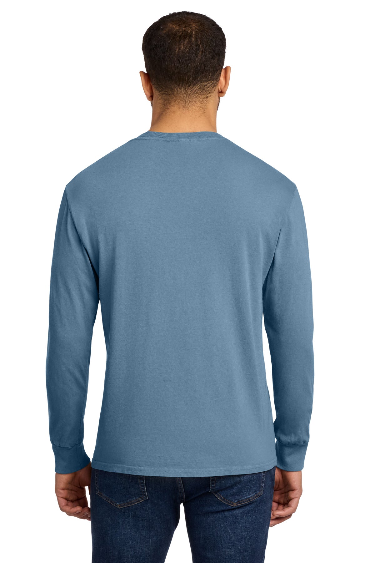 Custom Embroidered Port & Co T-Shirts  in Mist