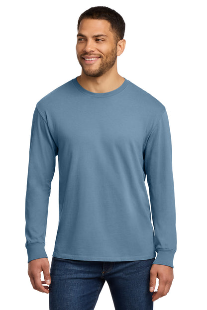 Custom Embroidered Port & Co T-Shirts  in Mist