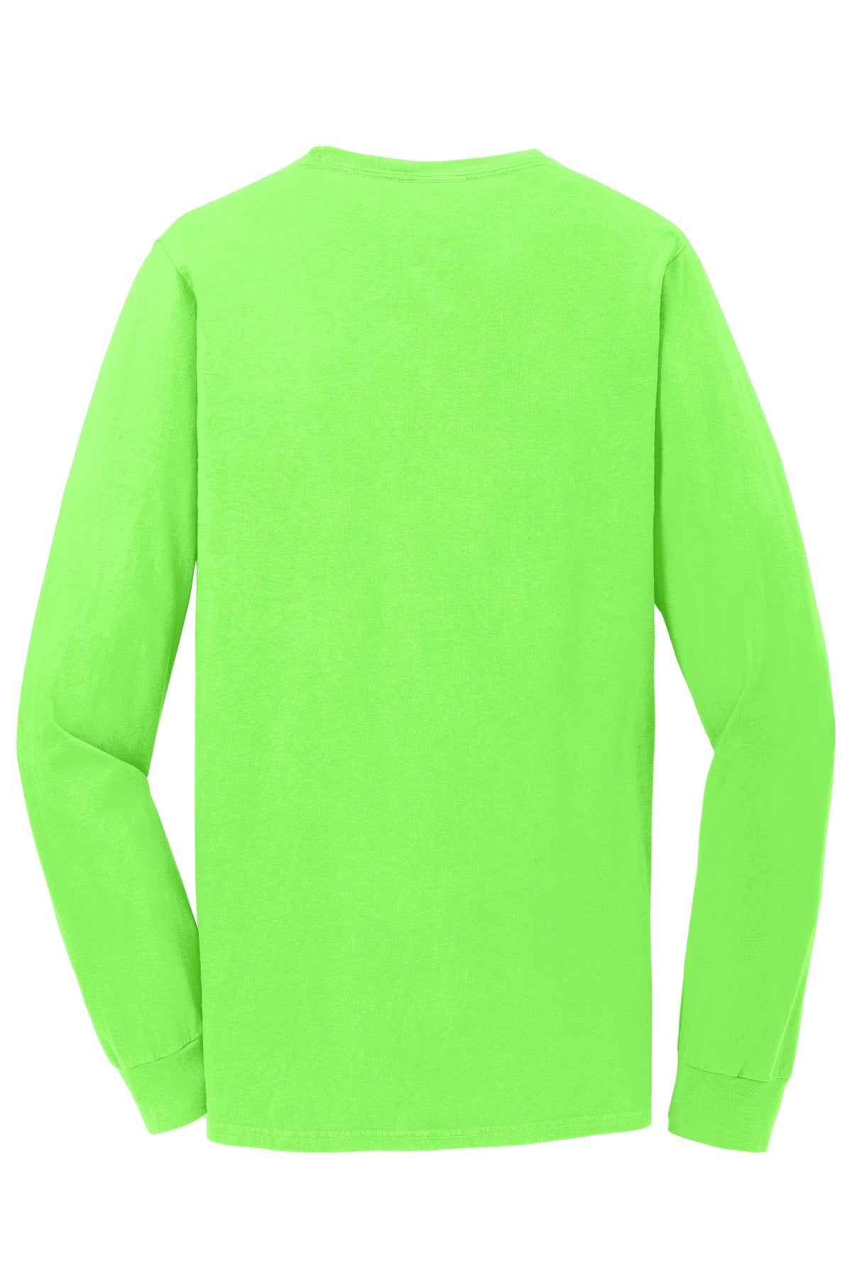Custom Embroidered Port & Co T-Shirts  in Neon Green