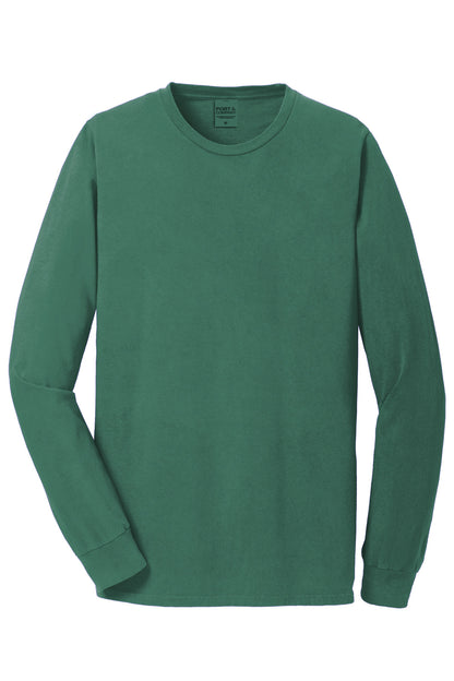 Custom Embroidered Port & Co T-Shirts  in Nordic Green