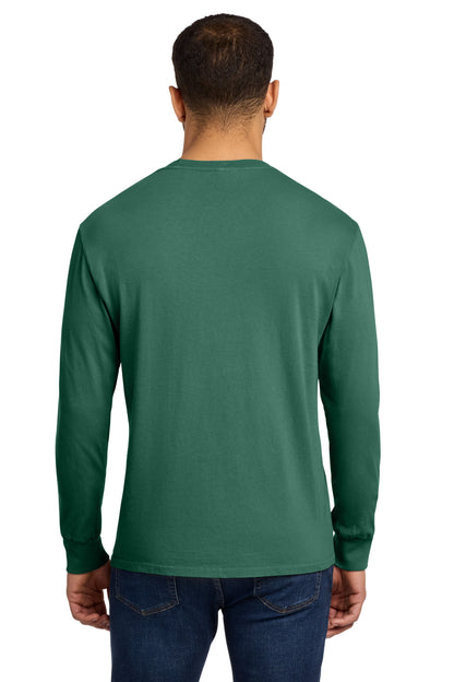 Custom Embroidered Port & Co T-Shirts  in Nordic Green