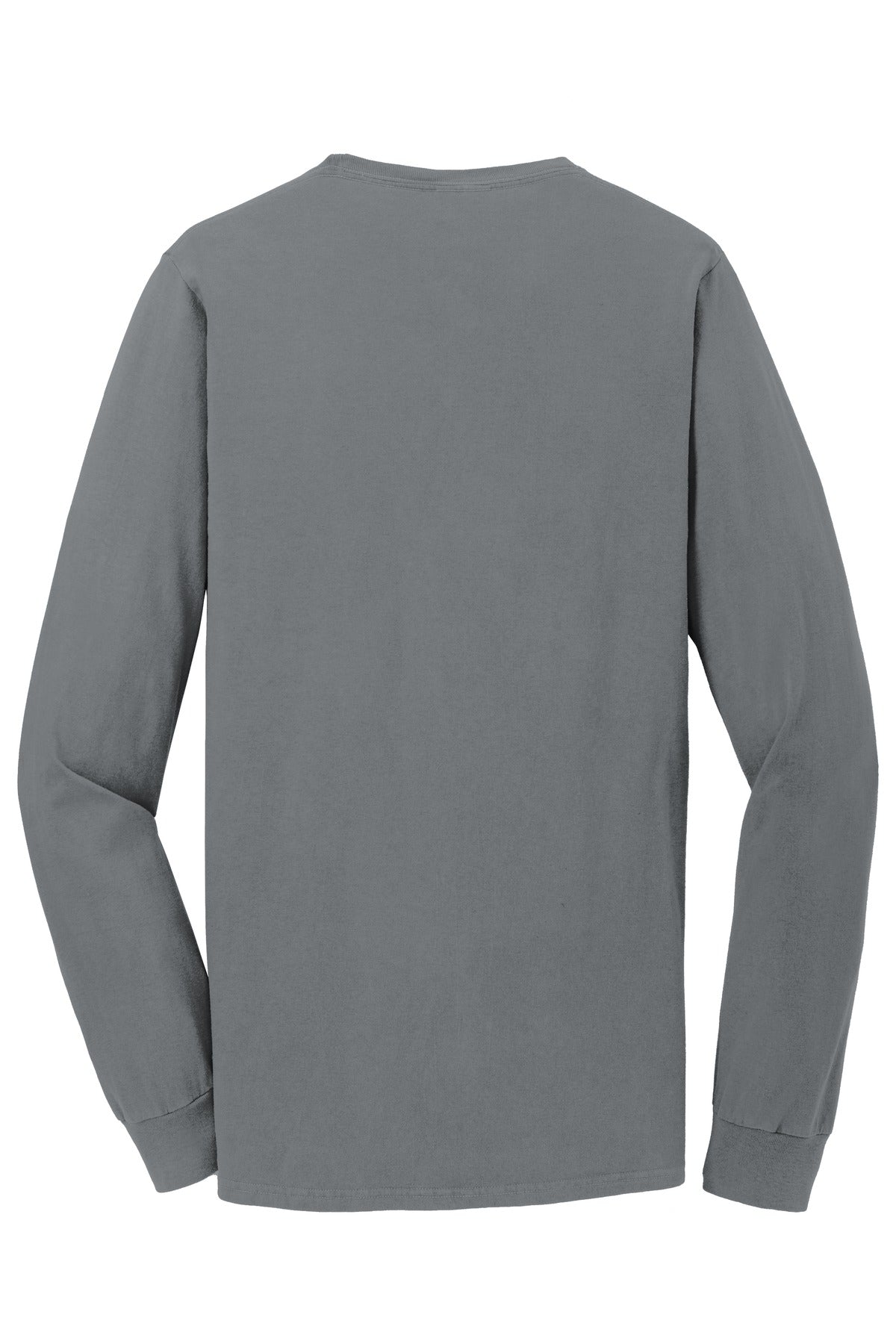 Custom Embroidered Port & Co T-Shirts  in Pewter