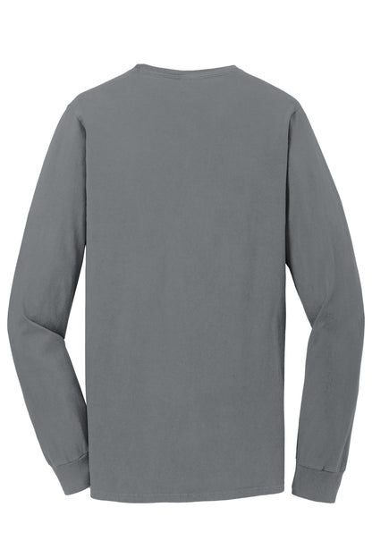 Custom Embroidered Port & Co T-Shirts  in Pewter