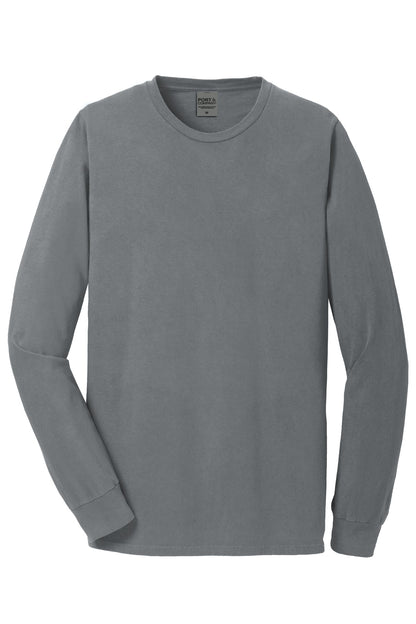 Custom Embroidered Port & Co T-Shirts  in Pewter