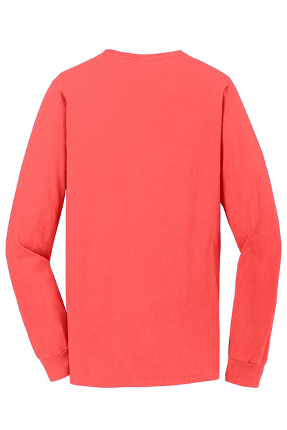 Custom Embroidered Port & Co T-Shirts  in Poppy