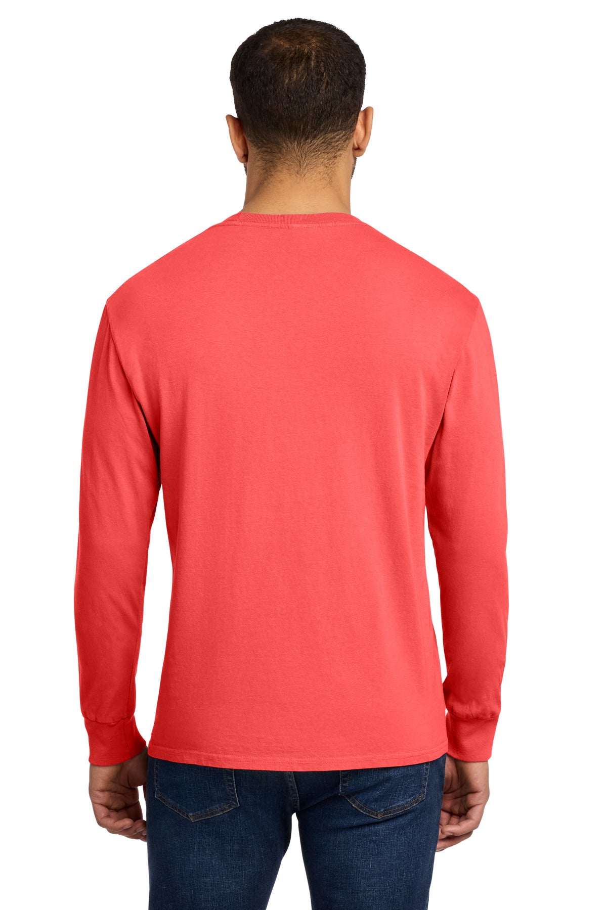 Custom Embroidered Port & Co T-Shirts  in Poppy