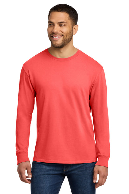 Custom Embroidered Port & Co T-Shirts  in Poppy