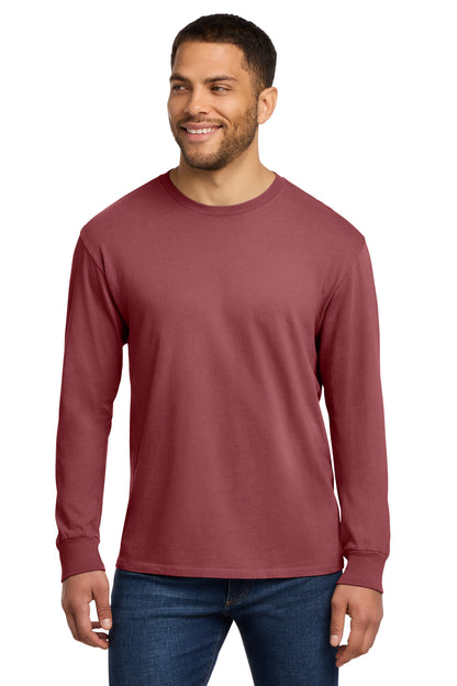 Custom Embroidered Port & Co T-Shirts  in Red Rock
