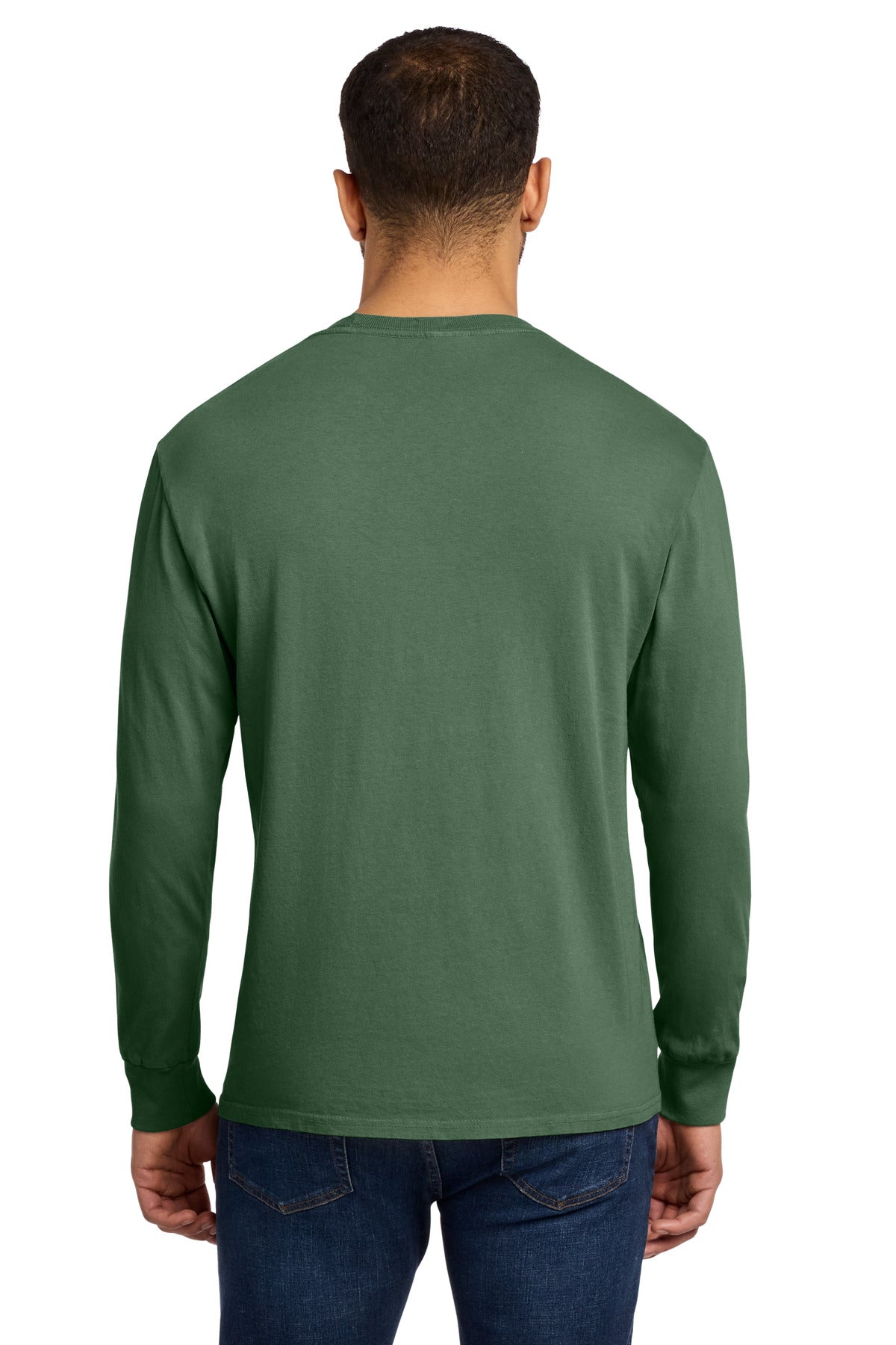 Custom Embroidered Port & Co T-Shirts  in Safari