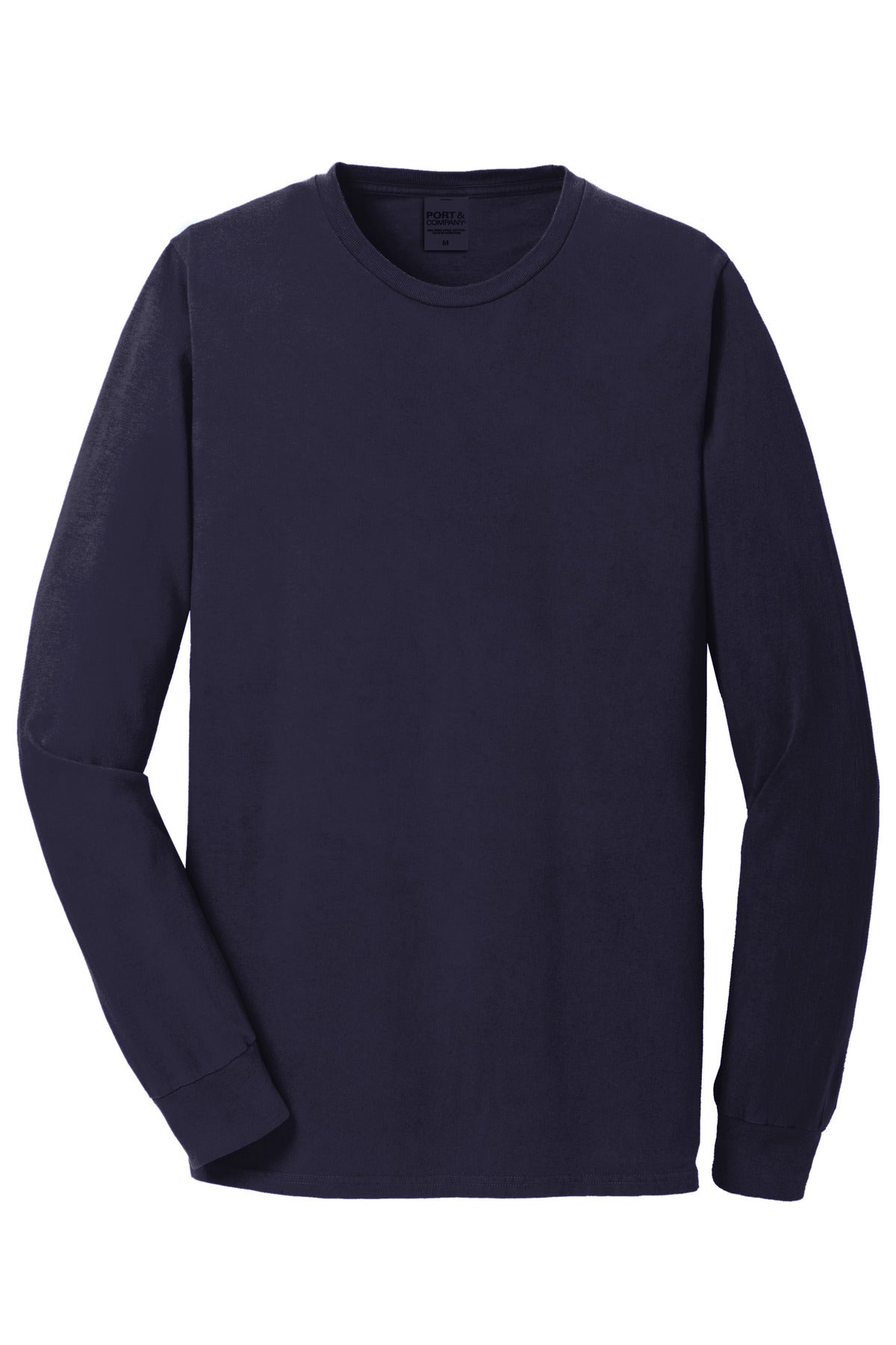 Custom Embroidered Port & Co T-Shirts  in True Navy