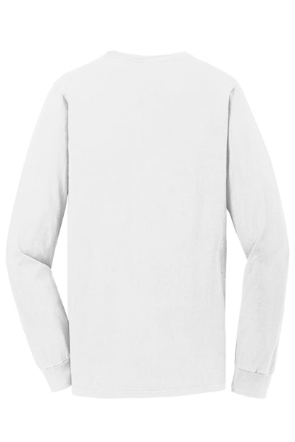 Custom Embroidered Port & Co T-Shirts  in White