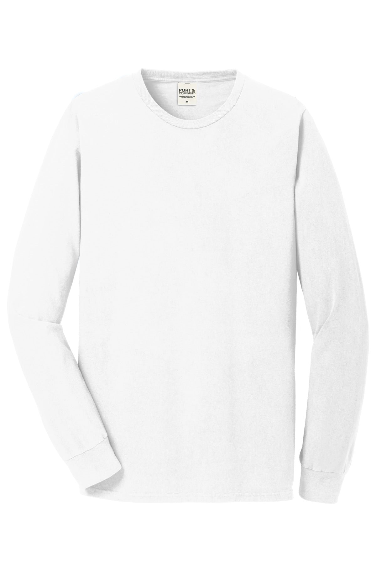 Custom Embroidered Port & Co T-Shirts  in White