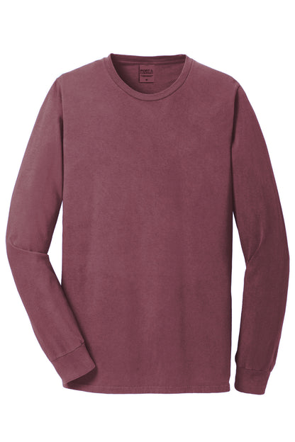Custom Embroidered Port & Co T-Shirts  in Wineberry