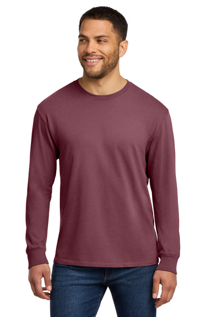 Custom Embroidered Port & Co T-Shirts  in Wineberry