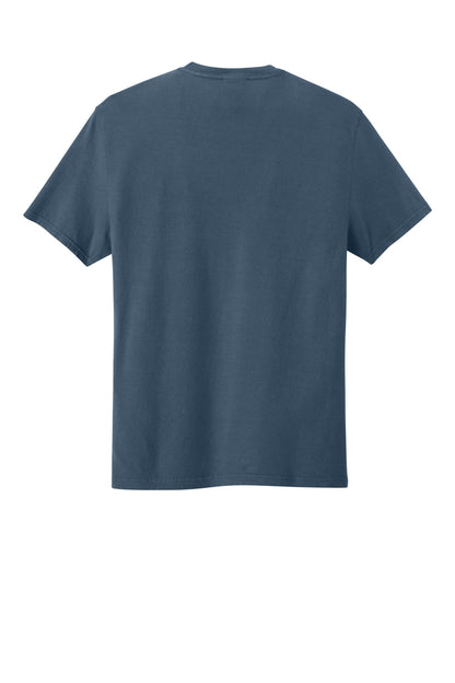 Custom Embroidered Port & Co T-Shirts  in Denim Blue
