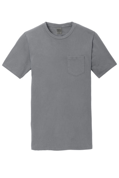 Port & Company Beach Wash Garment-Dyed Pocket Tee.  PC099P