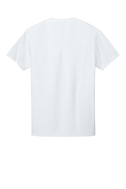 Custom Embroidered Port & Co T-Shirts  in White