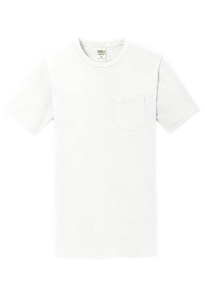 Port & Company Beach Wash Garment-Dyed Pocket Tee.  PC099P