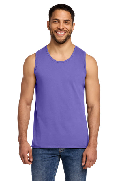 Custom Embroidered Port & Co T-Shirts  in Amethyst
