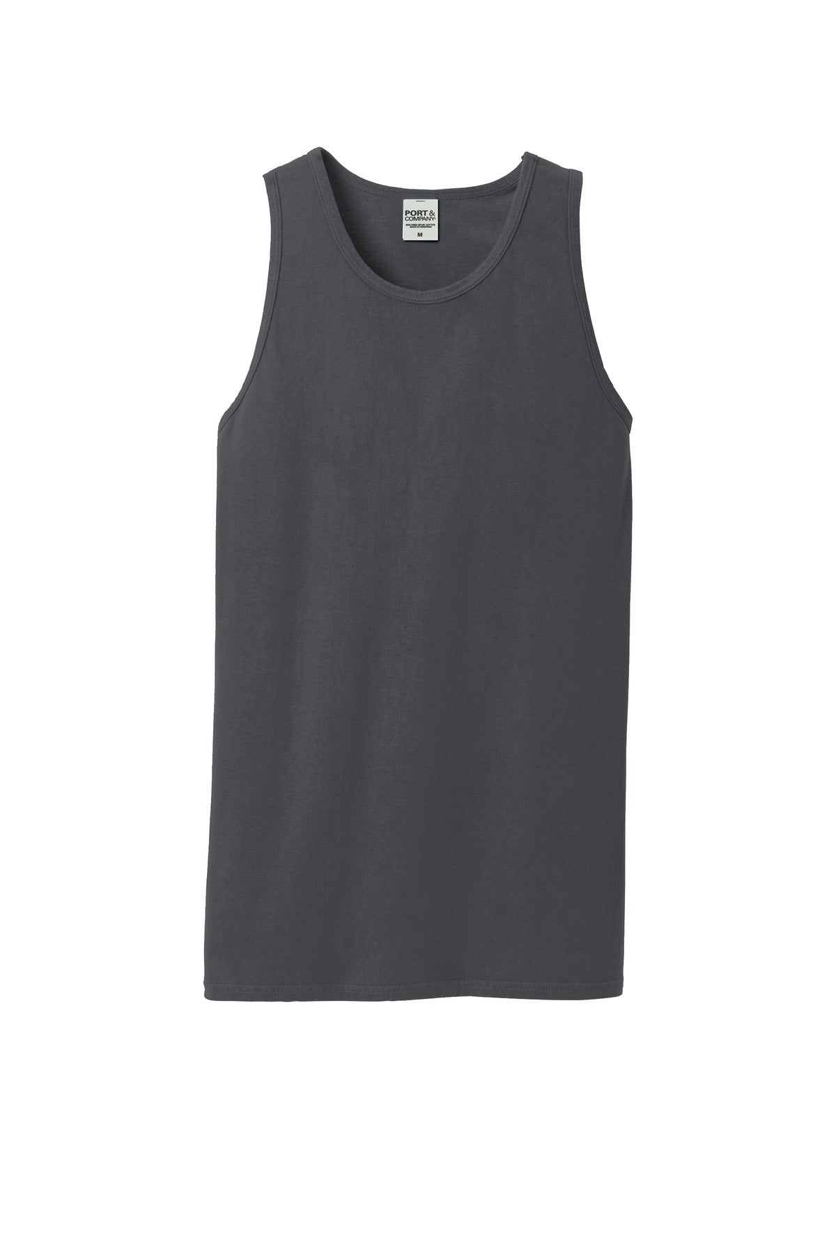 Custom Embroidered Port & Co T-Shirts  in Coal