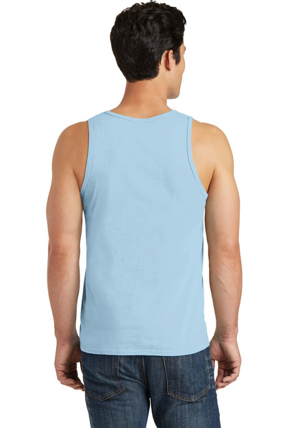 Custom Embroidered Port & Company Beach Wash Garment-Dyed Tank.  PC099TT,Glacier
