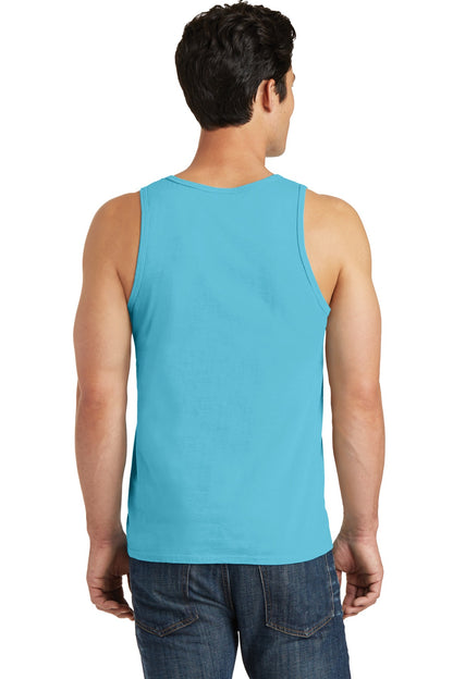 Custom Embroidered Port & Company Beach Wash Garment-Dyed Tank.  PC099TT,Tidal Wave