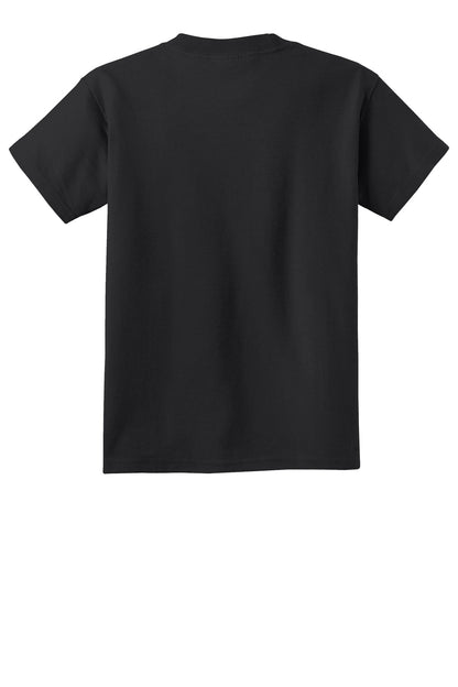 Custom Embroidered Port & Co T-Shirts  in Black