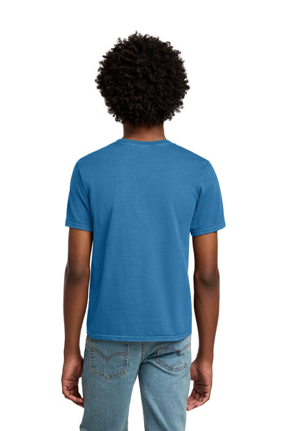 Custom Embroidered Port & Co T-Shirts  in Blue Moon