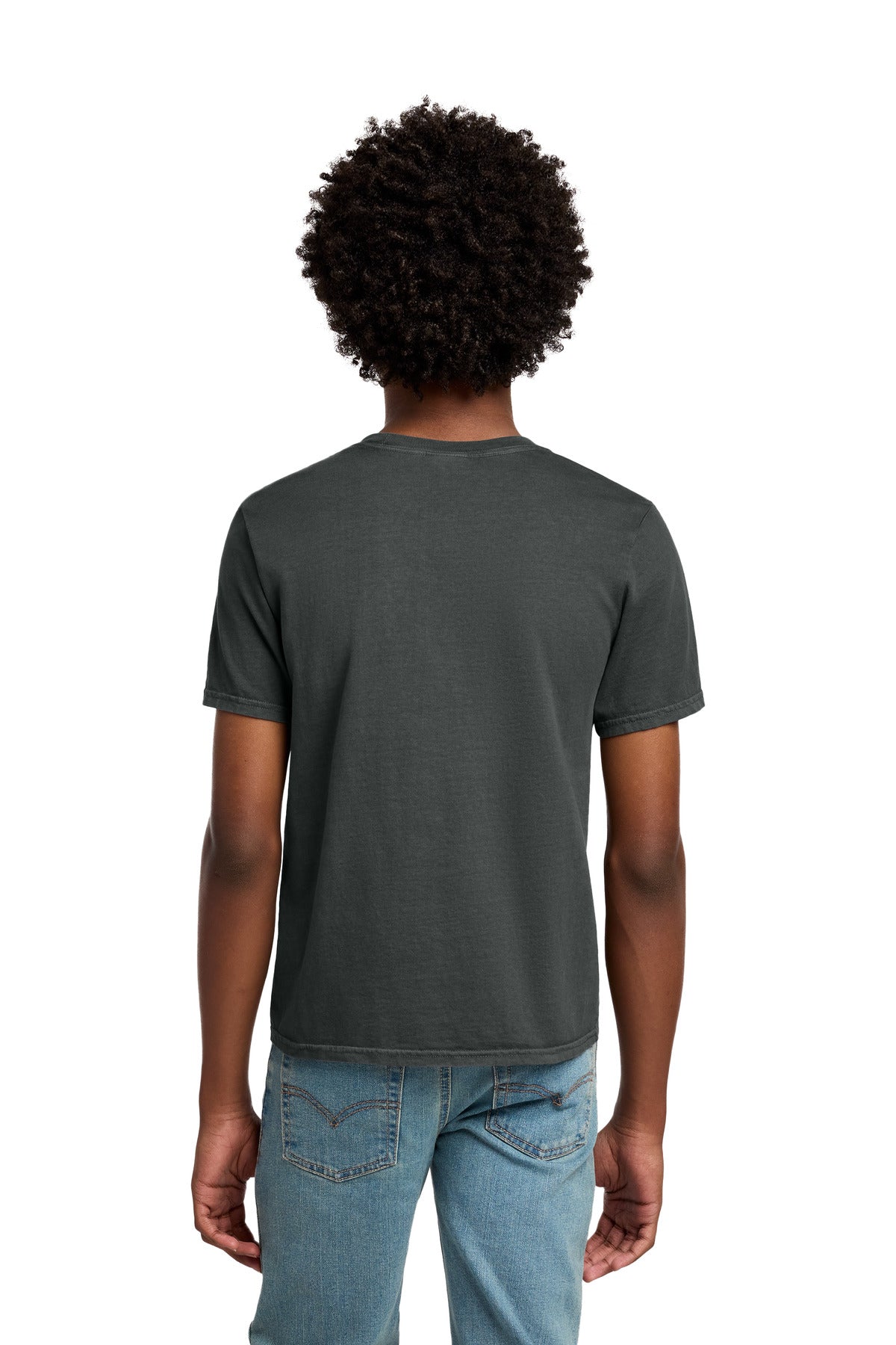 Custom Embroidered Port & Co T-Shirts  in Coal