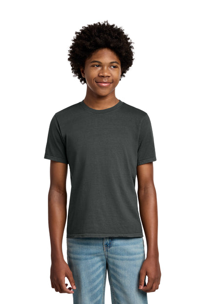Custom Embroidered Port & Co T-Shirts  in Coal