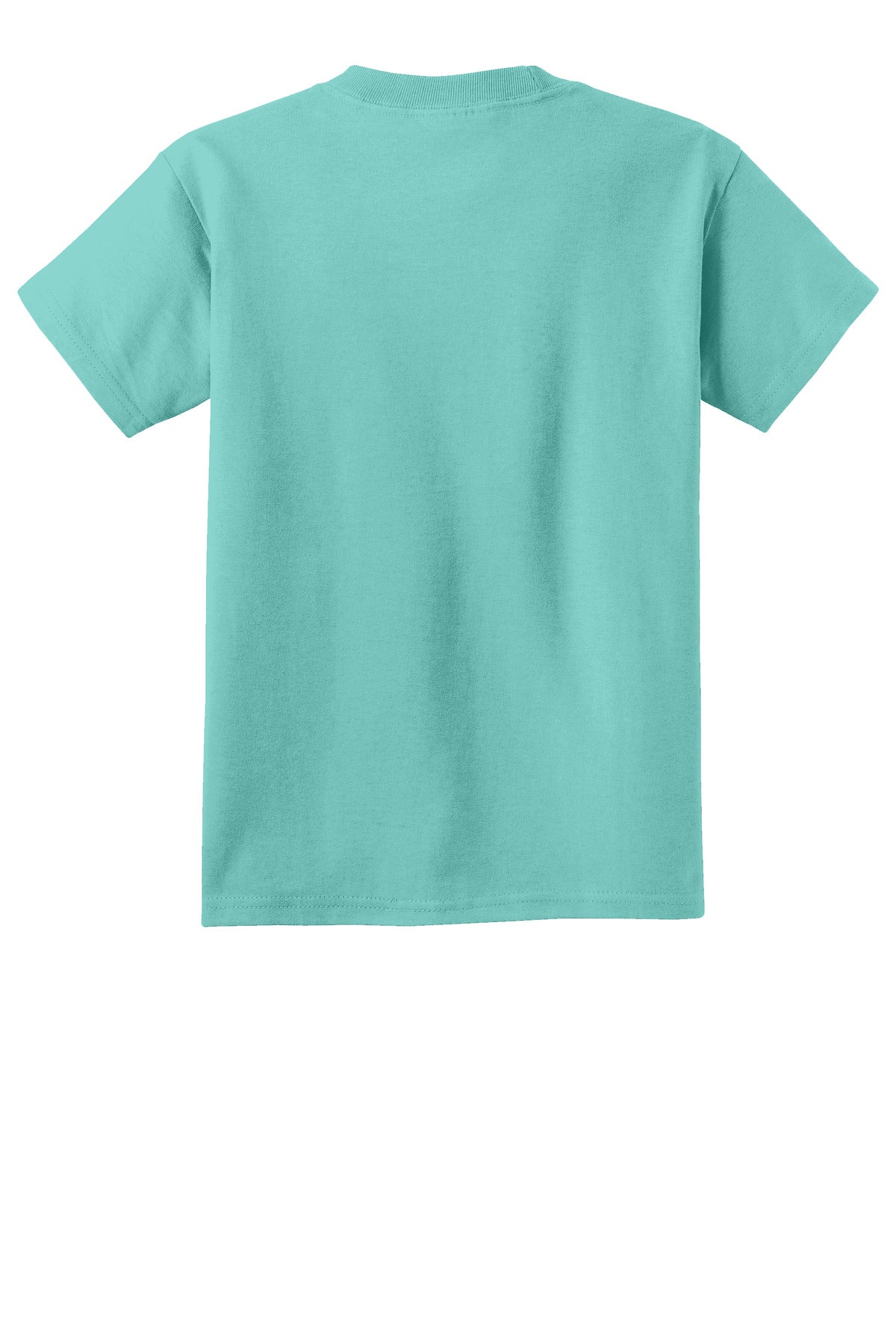 Custom Embroidered Port & Co T-Shirts  in Cool Mint