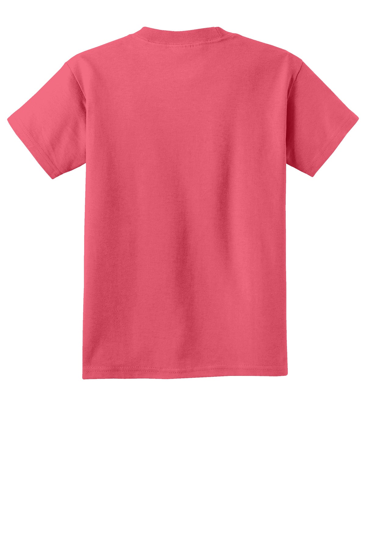 Custom Embroidered Port & Co T-Shirts  in Fruit Punch