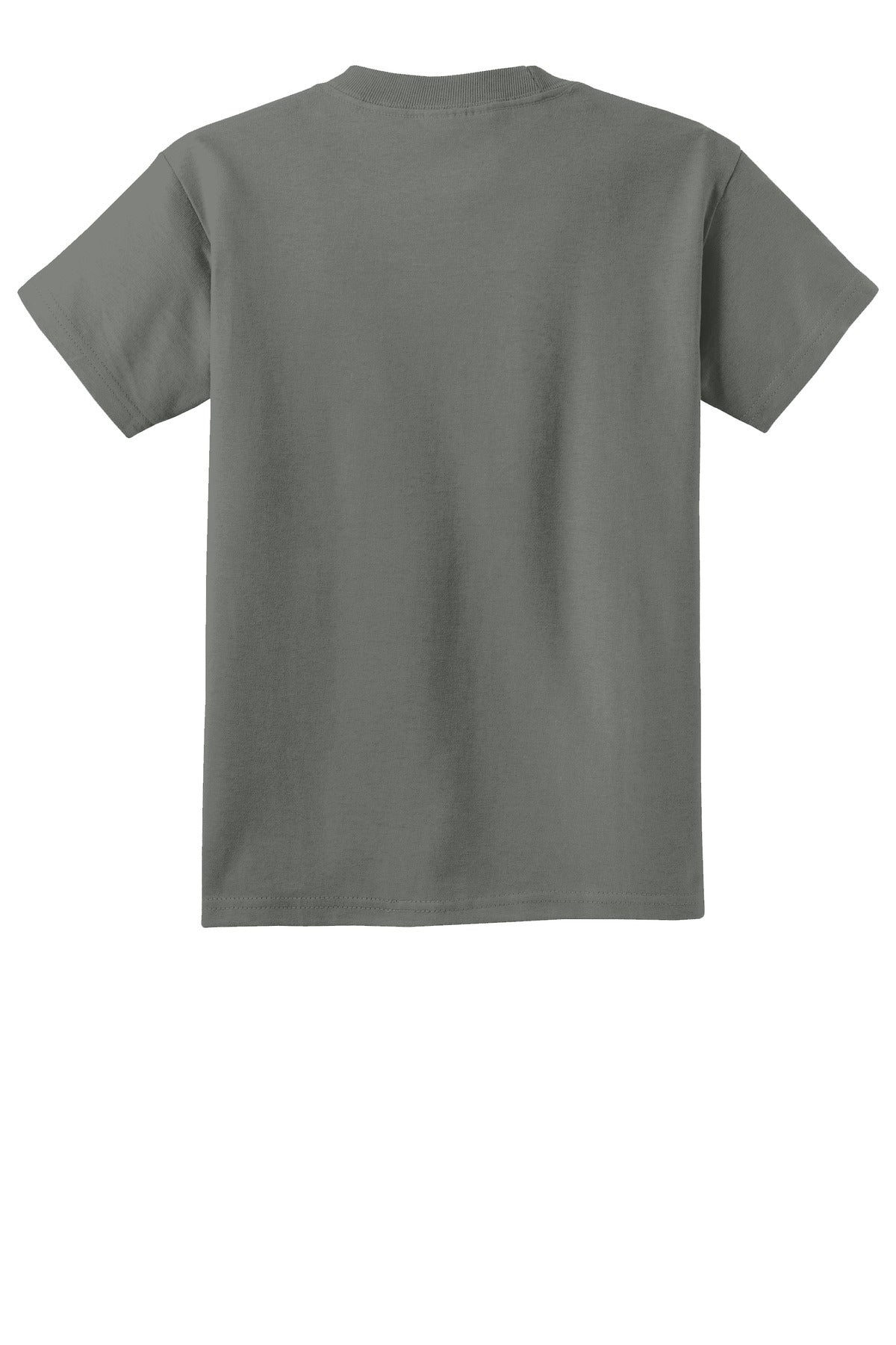 Custom Embroidered Port & Co T-Shirts  in Pewter