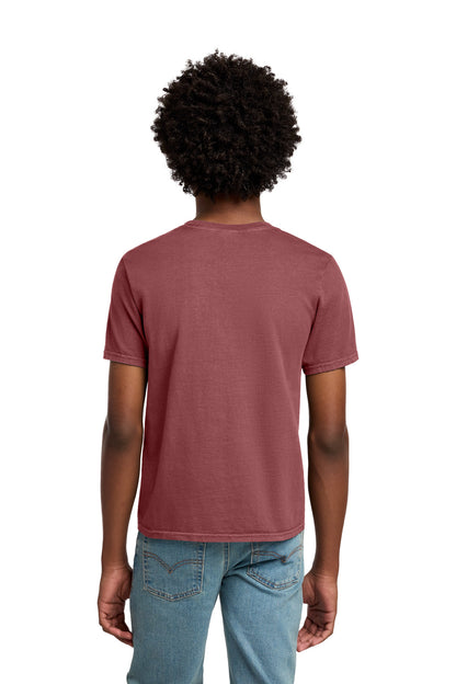 Custom Embroidered Port & Co T-Shirts  in Red Rock