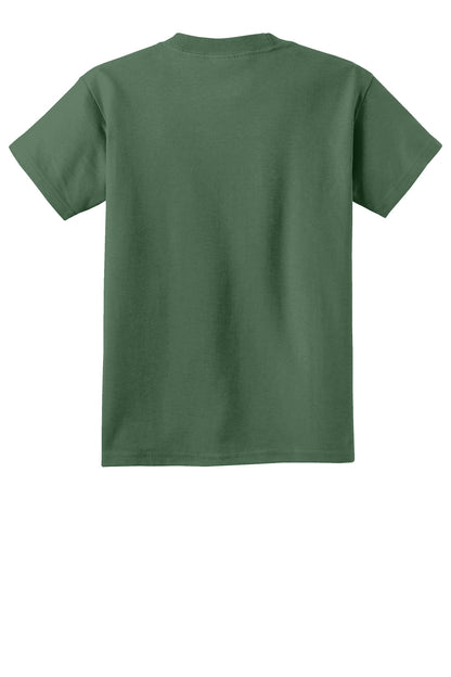 Custom Embroidered Port & Co T-Shirts  in Safari