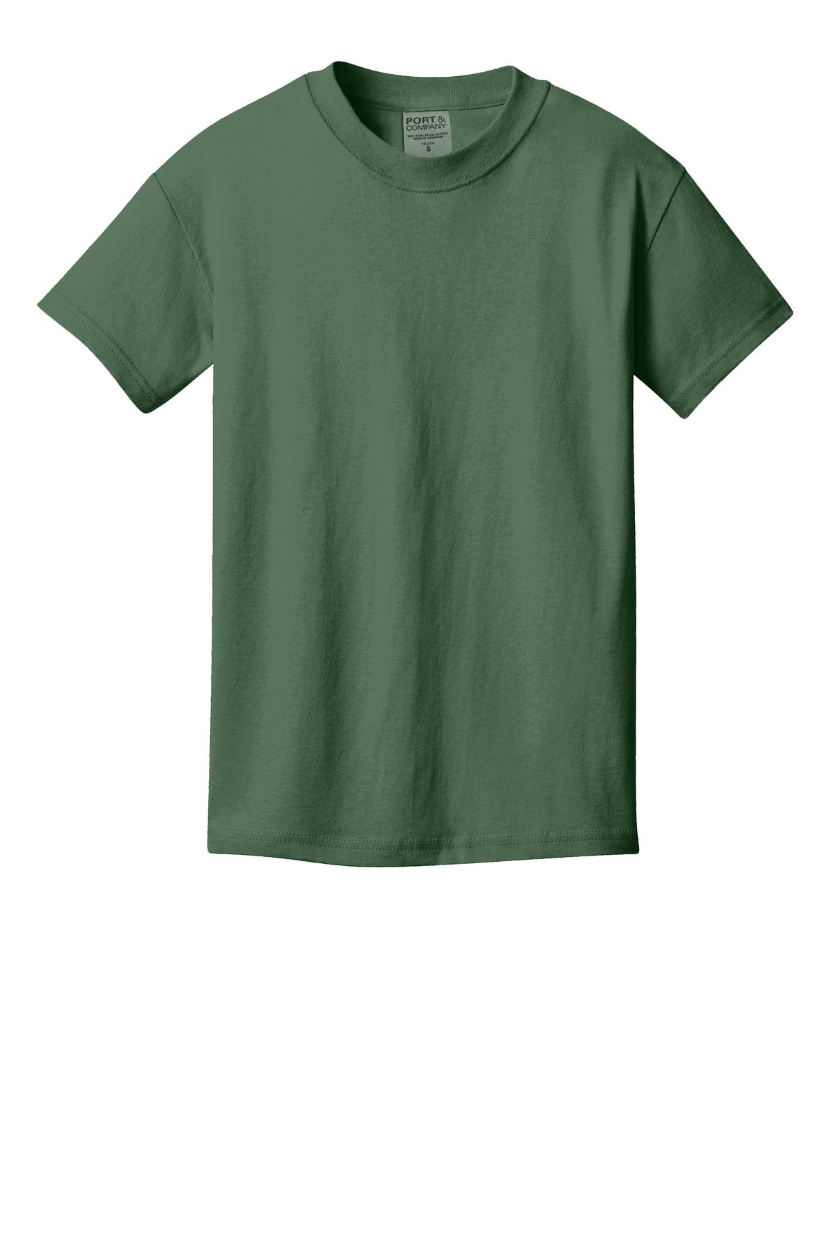 Custom Embroidered Port & Co T-Shirts  in Safari