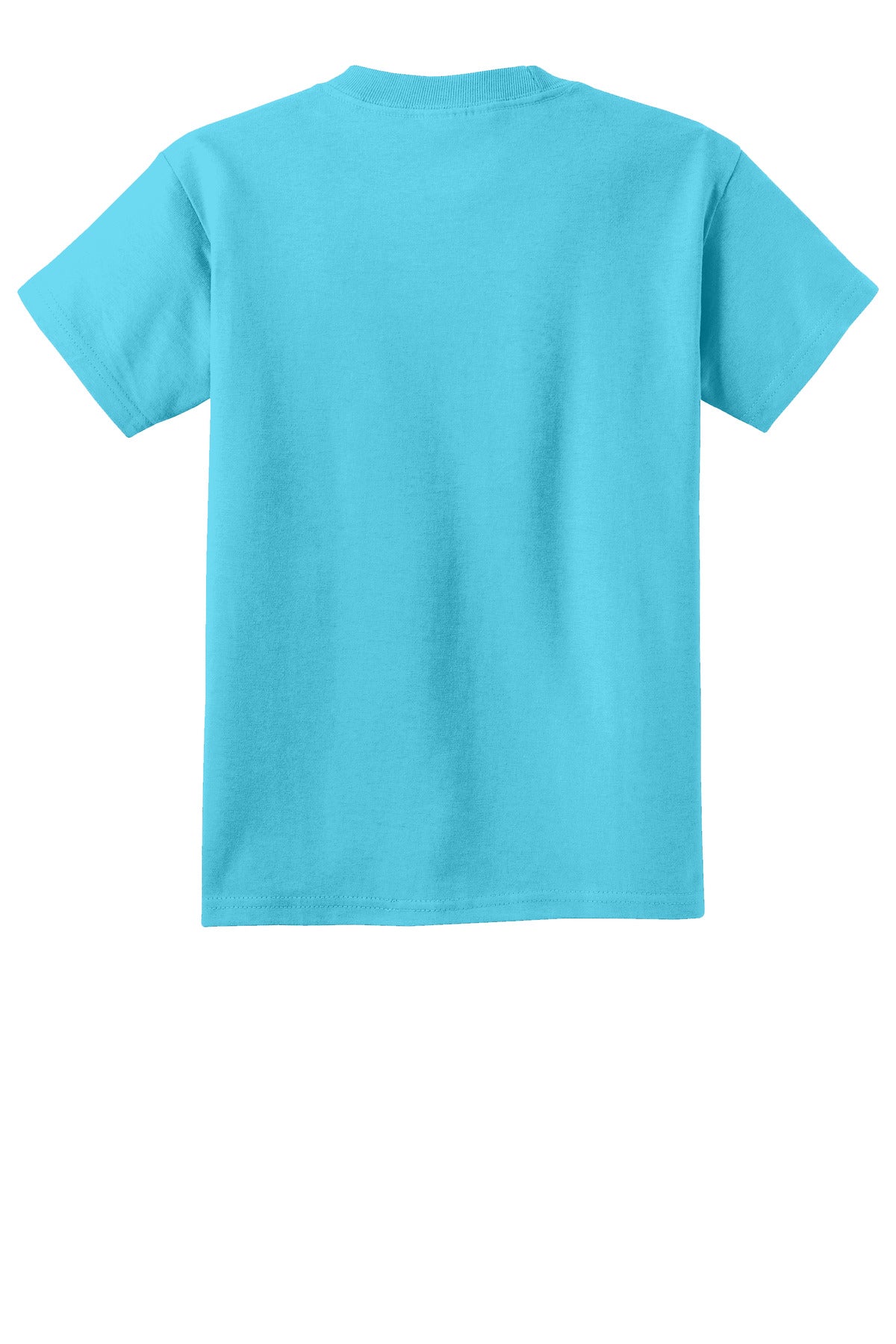Custom Embroidered Port & Co T-Shirts  in Tidal Wave