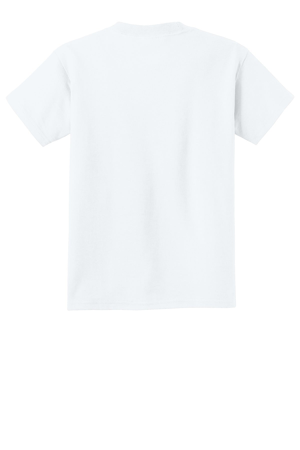 Custom Embroidered Port & Co T-Shirts  in White