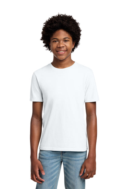 Custom Embroidered Port & Co T-Shirts  in White