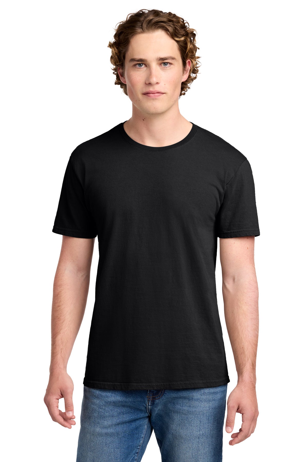 Custom Embroidered Port & Co T-Shirts  in Black