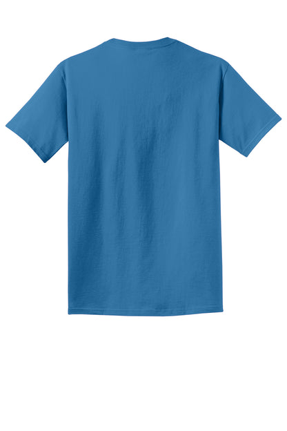 Custom Embroidered Port & Co T-Shirts  in Blue Moon