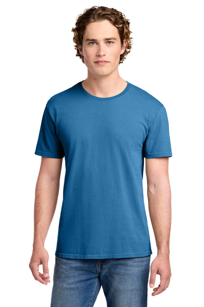 Custom Embroidered Port & Co T-Shirts  in Blue Moon