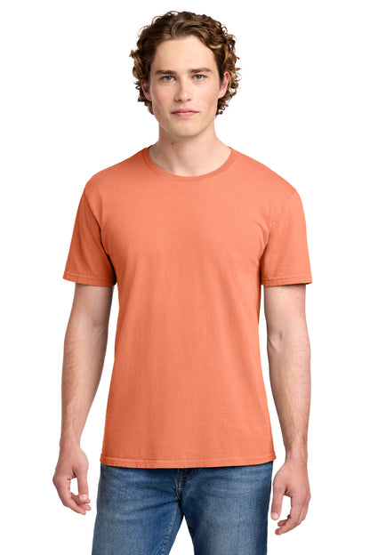 Custom Embroidered Port & Co T-Shirts  in Cantaloupe