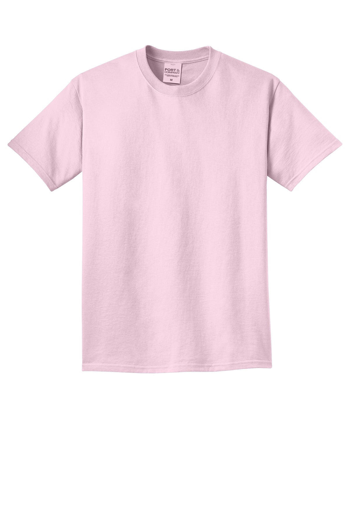Custom Embroidered Port & Co T-Shirts  in Cherry Blossom