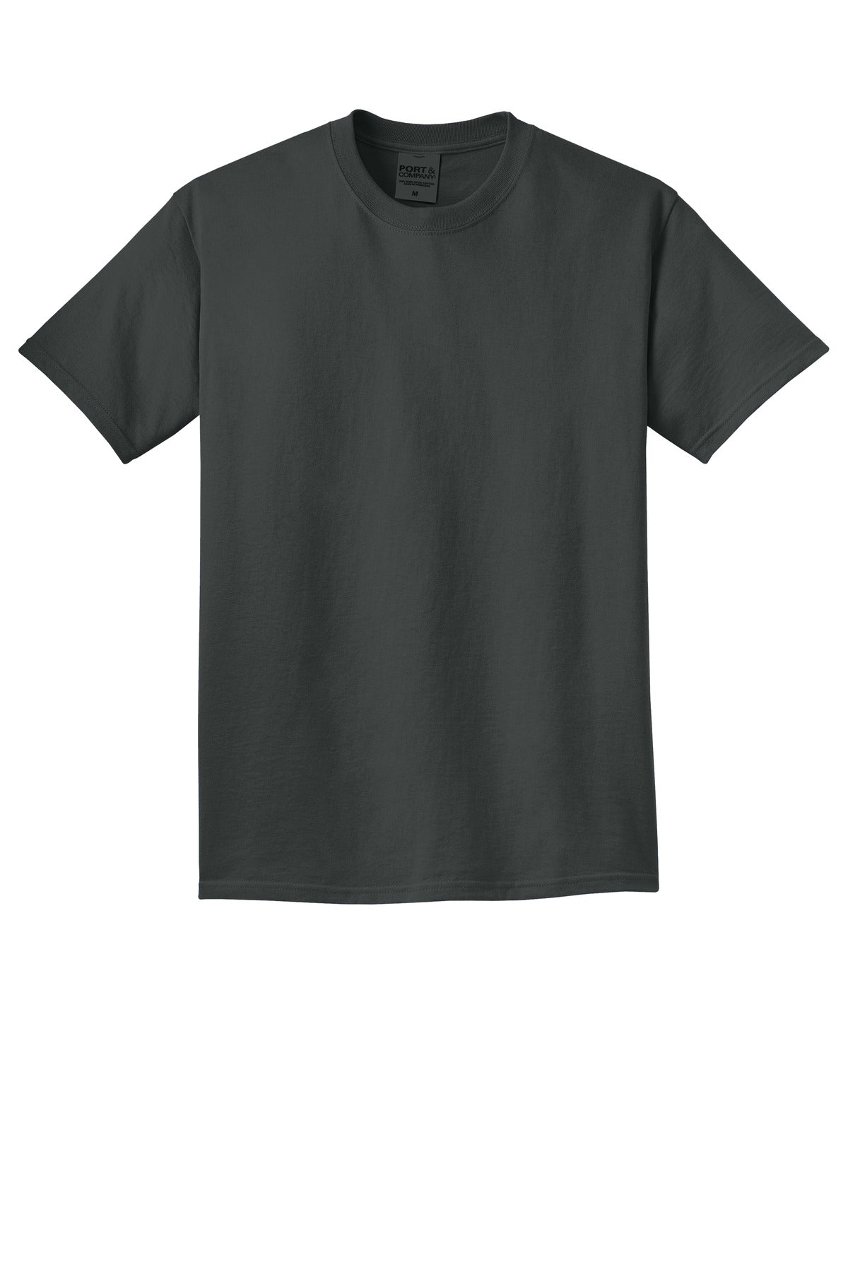 Custom Embroidered Port & Co T-Shirts  in Coal