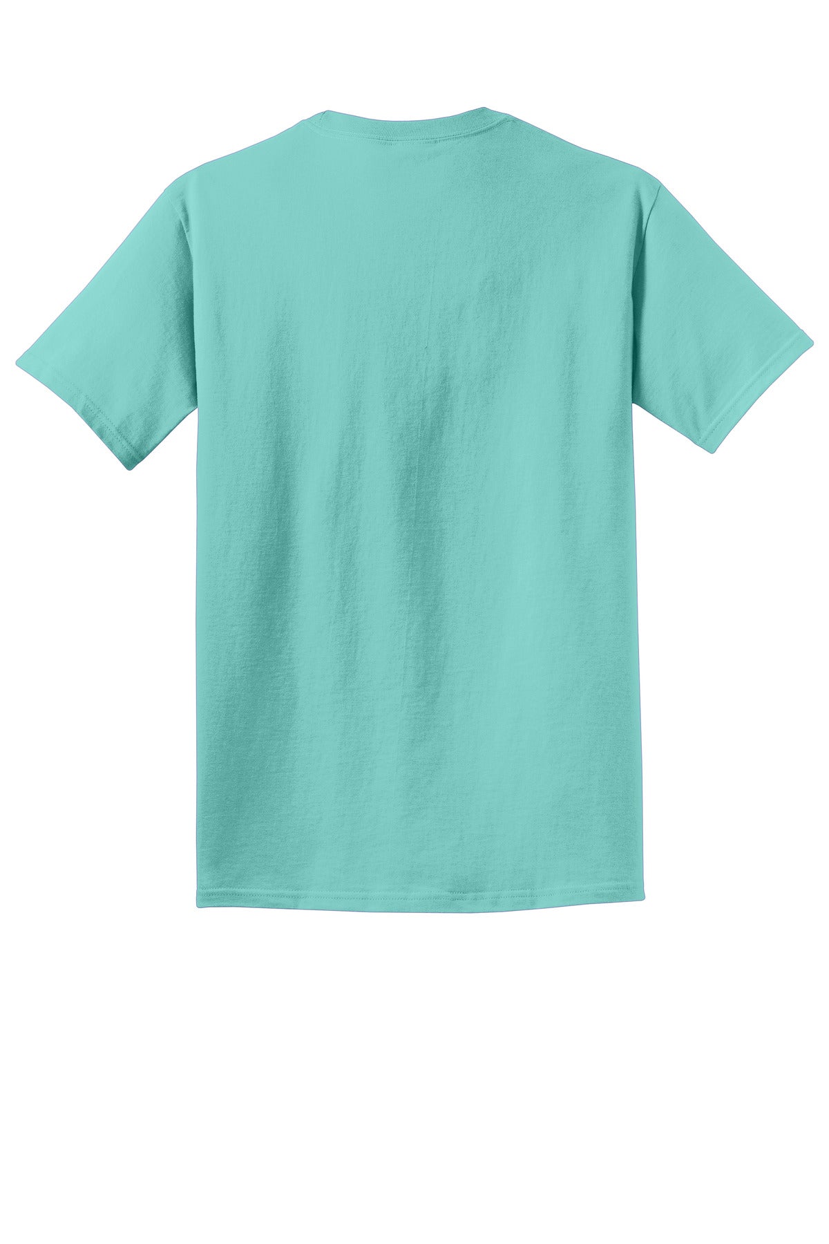 Custom Embroidered Port & Co T-Shirts  in Cool Mint