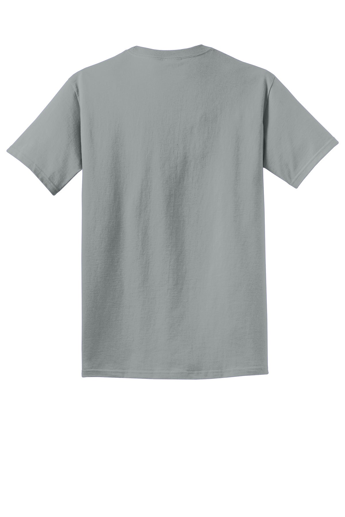 Custom Embroidered Port & Co T-Shirts  in Dove Grey
