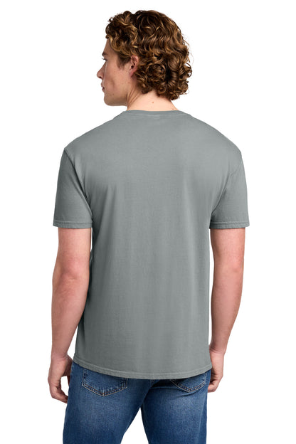 Custom Embroidered Port & Co T-Shirts  in Dove Grey